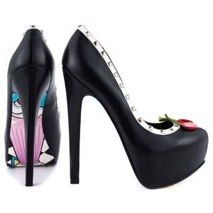 Taylor Says Calese Leather Platforms - Size 8.5